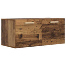 vidaXL Fali Szekrény Falra szerelhető Antik fa 80 x 36,5 x 35 cm