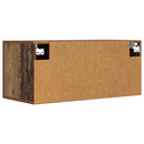 vidaXL Fali Szekrény Falra szerelhető Antik fa 80 x 36,5 x 35 cm