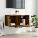 vidaXL Fali Szekrény Falra szerelhető Antik fa 80 x 36,5 x 35 cm