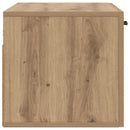 vidaXL Fali Szekrény Falra szerelhető Kézműves tölgy 80 x 36,5 x 35 cm
