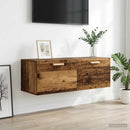 vidaXL Fali Szekrény Antik fa 100 x 36,5 x 35 cm Szerelt Fa