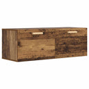 vidaXL Fali Szekrény Antik fa 100 x 36,5 x 35 cm Szerelt Fa