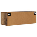vidaXL Fali Szekrény Antik fa 100 x 36,5 x 35 cm Szerelt Fa