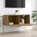 vidaXL Fali Szekrény 100 x 36,5 x 35 cm Szerelt Fa Kézműves tölgy