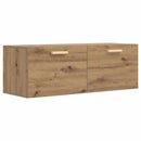 vidaXL Fali Szekrény 100 x 36,5 x 35 cm Szerelt Fa Kézműves tölgy