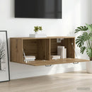 vidaXL Fali Szekrény 100 x 36,5 x 35 cm Szerelt Fa Kézműves tölgy