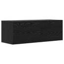 vidaXL Fali Szekrény Fekete tölgy 100 x 36,5 x 35 cm Szerelt Fa