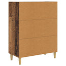 vidaXL Széf Antik Fa 69,5 x 34 x 90 cm Szerelt Fa