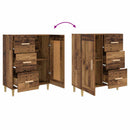vidaXL Széf Antik Fa 69,5 x 34 x 90 cm Szerelt Fa