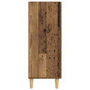 vidaXL Széf Antik Fa 69,5 x 34 x 90 cm Szerelt Fa