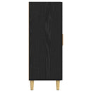 vidaXL Széf Fekete Tölgy 69,5 x 34 x 90 cm Szerelt Fa