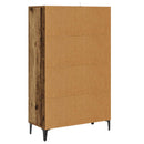 vidaXL Magasfiú Antik Fa 70 x 31 x 115 cm Szerelt Fa