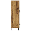 vidaXL Magasfiú Antik Fa 70 x 31 x 115 cm Szerelt Fa