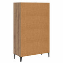 vidaXL Magasfiú Kézműves Tölgy 70 x 31 x 115 cm Szerelt Fa