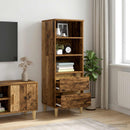 vidaXL Magasfiú Antik Fa 40 x 36 x 110 cm Szerelt Fa