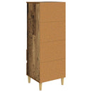 vidaXL Magasfiú Antik Fa 40 x 36 x 110 cm Szerelt Fa
