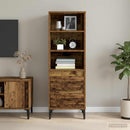 vidaXL Magasfiú Antik Fa 40 x 36 x 110 cm Szerelt Fa