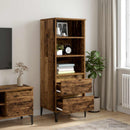 vidaXL Magasfiú Antik Fa 40 x 36 x 110 cm Szerelt Fa