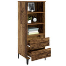 vidaXL Magasfiú Antik Fa 40 x 36 x 110 cm Szerelt Fa