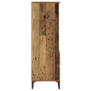 vidaXL Magasfiú Antik Fa 40 x 36 x 110 cm Szerelt Fa