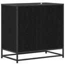 vidaXL Fiókos szekrény 3-Fiók Fekete tölgy 70 x 41 x 70 cm Szerelt Fa