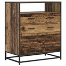 vidaXL Fiókos szekrény 4-Fiók Antik fa 70 x 41 x 83,5 cm Szerelt Fa