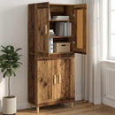 vidaXL Széf Antik Fa 69,5 x 34 x 90 cm Szerelt Fa