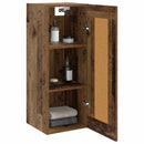 vidaXL Fali Szekrény Antik Fa 34,5 x 34 x 90 cm Szerelt Fa