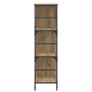 vidaXL Könyvespolc 4 szintes 78,5 x 33 x 117,5 cm fém PB