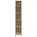 vidaXL Könyvespolc 4 szintes 78,5 x 33 x 188,5 cm fém PB
