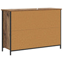 vidaXL Széf Antik Fa 100 x 35 x 70 cm Szerelt Fa