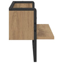 vidaXL Falpolc Falra szerelhető Kézműves tölgy 65 x 25 x 30 cm fém PB