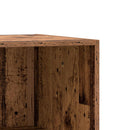 vidaXL Ruhásszekrény polcokkal tárolóval Antik fa 77 x 48 x 102 cm PB