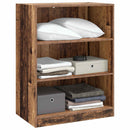 vidaXL Ruhásszekrény polcokkal tárolóval Antik fa 77 x 48 x 102 cm PB