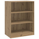 vidaXL Ruhásszekrény polcokkal Kézműves tölgy 77 x 48 x 102 cm PB
