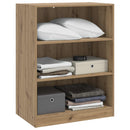 vidaXL Ruhásszekrény polcokkal Kézműves tölgy 77 x 48 x 102 cm PB