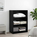 vidaXL Ruhásszekrény Fekete tölgy 77 x 48 x 102 cm Szerelt Fa