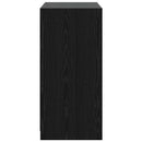 vidaXL Ruhásszekrény Fekete tölgy 77 x 48 x 102 cm Szerelt Fa