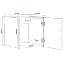 vidaXL Fali Szekrény Antik fa 40 x 42,5 x 40 cm PB