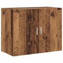 vidaXL Fali Szekrény Antik Fa 80 x 42,5 x 64 cm Szerelt Fa