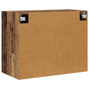 vidaXL Fali Szekrény Antik Fa 80 x 42,5 x 64 cm Szerelt Fa
