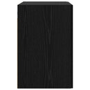 vidaXL Fali Szekrény Fekete Tölgy 80 x 42,5 x 64 cm Szerelt Fa