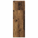 vidaXL Magasfiú Antik Fa 30 x 41 x 124 cm Szerelt Fa