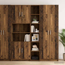vidaXL Magasfiú Antik Fa 30 x 41 x 185 cm Szerelt Fa