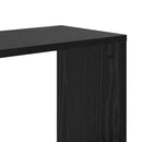 vidaXL Könyvszekrény Fekete tölgy 80,5 x 23,5 x 162,5 cm PB