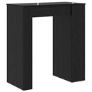 vidaXL Bárasztal 95 x 47 x 103,5 cm Szerelt Fa Fekete Tölgy