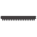 vidaXL Fűszegélyezés 30 pcs 103 x 15 cm fém Fekete