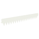 vidaXL Fűszegélyezés 30 pcs 103 x 15 cm fém Fehér