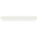 vidaXL Fűszegélyezés 30 pcs 103 x 15 cm fém Fehér
