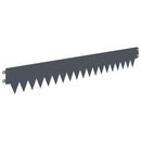 vidaXL Fűszegélyezés 30 pcs 103 x 15 cm fém Antracitszürke
